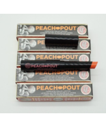 (LOT OF 5) NEW Soap &amp; Glory Peach Pout Balmy Lipstick .03 oz - Peach Ball - £20.04 GBP