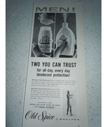 Vintage Old Spice Deodorant Print Magazine Advertisement 1960 - £3.13 GBP