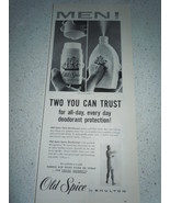 Vintage Old Spice Deodorant Print Magazine Advertisement 1960 - €3,44 EUR