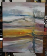 FRANK CARMELITANO Abstract  Cavas Oil Painting 20&quot; x16&quot; - €122,10 EUR