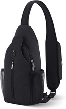 Sling Backpack with RFID Blocking and Phone Holder on Strap for Men Women Crossb - £38.93 GBP