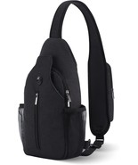 Sling Backpack with RFID Blocking and Phone Holder on Strap for Men Wome... - £38.71 GBP