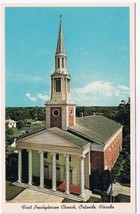 Florida Postcard Orlando First Presbyterian Church - £1.69 GBP