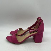 CL BY LAUNDRY Womens Pink Adjustable Jody Block Heel Heeled Sandal 7.5 M - £16.31 GBP