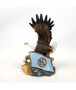American Bald Eagle Patriotic Ceramic Statue Department Of The Army JSC ... - €23,71 EUR