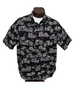 Art of Eddy Y by Reyn Spooner Motorcycle Hawaiian Shirt Short Sleeve Men... - $904.37 MXN