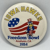 Iowa Hawkeyes 1984 Freedom Bowl Season Hawks College Football Pinback Button Pin - $14.95