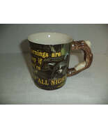 Wild Wings Raccoon Sculpted Mug Scot Storm “Hiding Place” Nature Animals... - $24.99