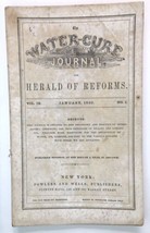 The Water-Cure Journal Herald of Reforms Vol. 9 #1 January 1850 Original - £64.33 GBP