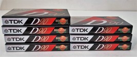 Tdk D90 Iec 1/TYPE 1 High Output Cassette Audio Tapes 7 Pack New Factory Sealed - £14.18 GBP