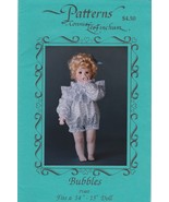 Patterns by Connie Lee Finchum P1460 ~ Bubbles ~ 14-15&quot; Doll ~ Uncut - €5,12 EUR