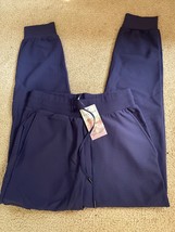 NWT Halara Ribbed Navy High Waisted Cloudful Air Jogger Sweatpants Size Small S - £21.41 GBP