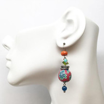 Gorgeous Festival Collection Bead Drop Earrings by Treska - £14.80 GBP