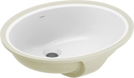 Moen White Vitreous China Undermount Sink, 19.25 X 16.25 X 7.75, Bgcw10O... - $60.92