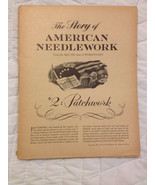 Vintage 1961 American Needlework Craft Patterns Patchwork April  Womans ... - $27.62 CAD