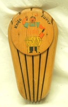 Wooden Knife Saver Wall Mount Holder Japan Vintage MCM - $368.88 MXN