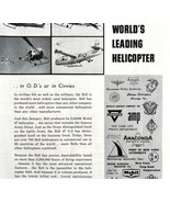 Bell Helicopter 1958 Advertisement Aviation Fort Worth Texas Military DW... - $33.89 CAD