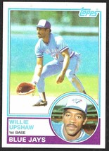 Toronto Blue Jays Willie Upshaw 1983 Topps Baseball Card #556 nr mt - £0.40 GBP