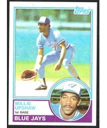 Toronto Blue Jays Willie Upshaw 1983 Topps Baseball Card #556 nr mt - £0.39 GBP