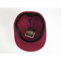 Men Fashion Classic Flannel Wool Ascot Ivy Hat by Bruno Capelo Tyson TY109A Wine image 6