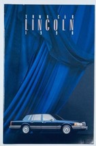 1990 Lincoln Town Car Dealer Showroom Sales Brochure Guide Catalog - £7.53 GBP