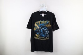 Vintage Y2K Harley Davidson Mens Size Large 2014 Sturgis Skeleton T-Shirt Black - £27.36 GBP