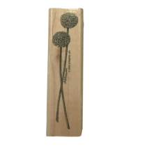 Stampin Up Long Stemmed Flowers Mounted Stamp 2000 Allium Crafting Card Making - $9.99