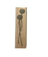 Stampin Up Long Stemmed Flowers Mounted Stamp 2000 Allium Crafting Card Making - $9.99