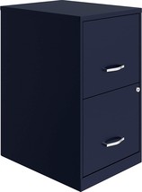 Lorell Soho Lateral File, 24.5&quot; Height X 14.3&quot; Width X 18&quot; Depth, Navy - £106.77 GBP