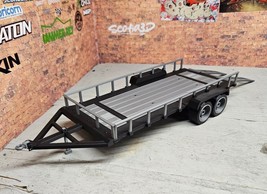 1 18 1 24 scale RC Truck Compatible Flat Deck Trailer Unassembled Build kit - £59.10 GBP
