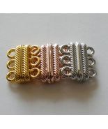 1 Set Strong 3 Strand Magnetic Clasps, Multi Strand Closure for Jewelry ... - £5.52 GBP