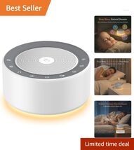 30 Soothing Sounds &amp; 8 Sleep-Friendly Lights – Noise Machine for Baby &amp; ... - $38.56