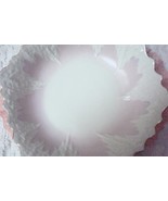 Germany Unmarked Bowl Pink With Icy White Decorations Original [DL90] - $1,370.02 MXN