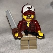 Lego CMF Minifigure Construction Worker Contractor Lumberjack - $7.87