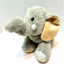 Ganz Webkins Soft Floppy Gray Velvety Elephant Plush Stuffed Animal No Code - £9.90 GBP