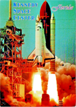 Postcard Florida Kennedy Space Center Space Shuttle Atlantis Unposted 7 x 5&quot; - £5.40 GBP