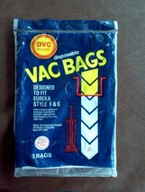 DVC Disposable Vac Bags Fits Eureka Style F and G  ( 3 Pack ) - £11.02 GBP