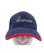 NYH Flexseam Branson Blue Red Baseball Cap Hat Elastic Fit One Size - $11.39