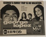 George Lopez Show Season Finale Tv Guide Print Ad TPA8 - £4.66 GBP