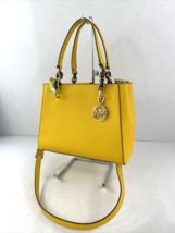 Michael Kors Sofia Medium Tote Bag Yellow Leather  Crossbody B2N - £63.60 GBP