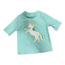 allbrand365 designer Little Kid Girls Printed Top Color Prt Sea Green Size 4-5 - £31.03 GBP