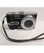 Panasonic LUMIX DMC-TZ3 7.2MP Digital Camera Black PARTS/REPAIR ONLY - $23.60 CAD