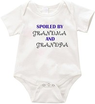 VRW Spoiled by Grandma and Grandpa unisex baby Onesie Romper Bodysuit (3-6 month - £12.65 GBP