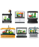 DIY Fish Tank Aquarium Turtle Lizard Lobster Clownfish Desktop Decoratio... - $335.80 MXN
