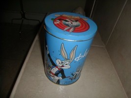 Vintage Brach&#39;s Happy Birthday Bugs Bunny Tin Warner Bros 50th Anniversary 1989 - £7.11 GBP