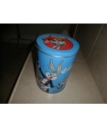Vintage Brach&#39;s Happy Birthday Bugs Bunny Tin Warner Bros 50th Anniversa... - £6.98 GBP
