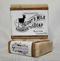 Organic Persimmon Goats Milk Soap(Cruelty-Free) 4.5oz - £8.28 GBP