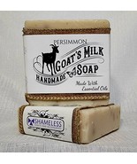 Organic Persimmon Goats Milk Soap(Cruelty-Free) 4.5oz - £8.21 GBP
