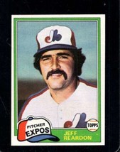 1981 TOPPS TRADED #819 JEFF REARDON NM EXPOS *X109335 - $1.95