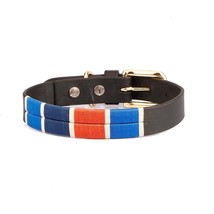 STG Genuine Leather Dog Collar Medium 16&quot; to 20&quot; Polo Collar Pack of 10 Collar - £164.21 GBP